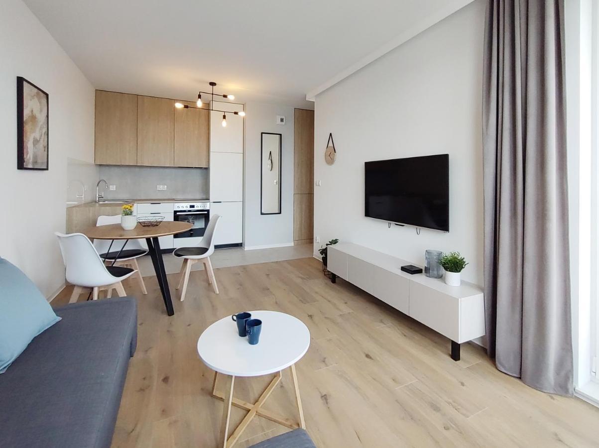 Elegant 3City Apartment With Parking In Gdansk By Noclegi Renters ภายนอก รูปภาพ