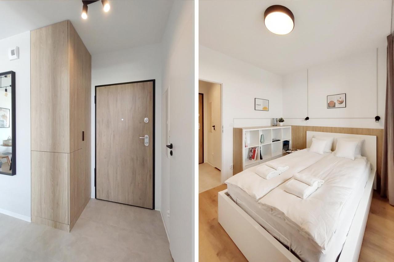 Elegant 3City Apartment With Parking In Gdansk By Noclegi Renters ภายนอก รูปภาพ