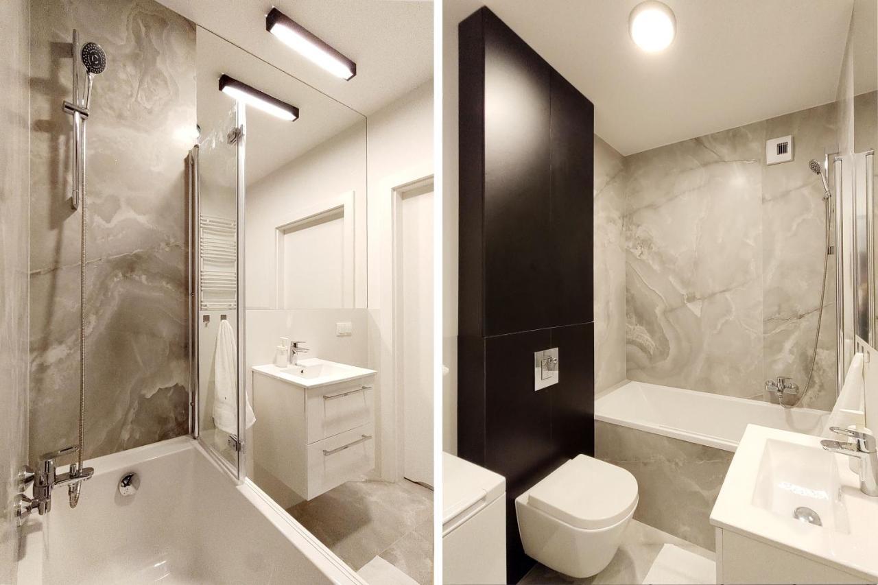 Elegant 3City Apartment With Parking In Gdansk By Noclegi Renters ภายนอก รูปภาพ