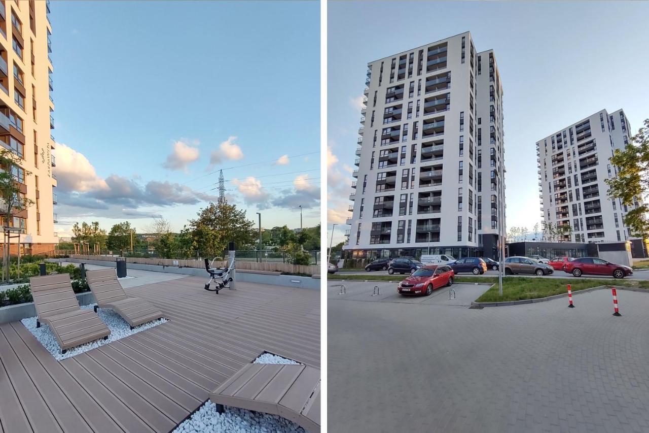 Elegant 3City Apartment With Parking In Gdansk By Noclegi Renters ภายนอก รูปภาพ